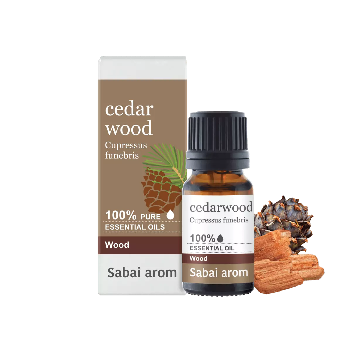 essential oil cedarwood <h1>100% Pure Essential Oil</h1> Cupressus funebris <strong>Source</strong> : ChinaCedarwood essential oil is extracted from the wood of a cedar tree. It is associated with the aroma of warm and woodsy and somewhat spicy that delivers the stable characteristic of being wood itself. Those who lack stability or feel like being an outsider in society, this oil works to comfort and reassure the values of self-existence. It makes us feel brave and bold and inspires us to respect ourselves in all aspects. Physically, Cedarwood oil is used in cosmetic to control and balance oily skin including oily scalp and hair. It is a natural dandruff fighter and can stimulate hair growth. <strong>Scent</strong> : Warm, divine and secured aromtic woody. <strong>Family</strong> : Woody <strong>Note</strong> : Base