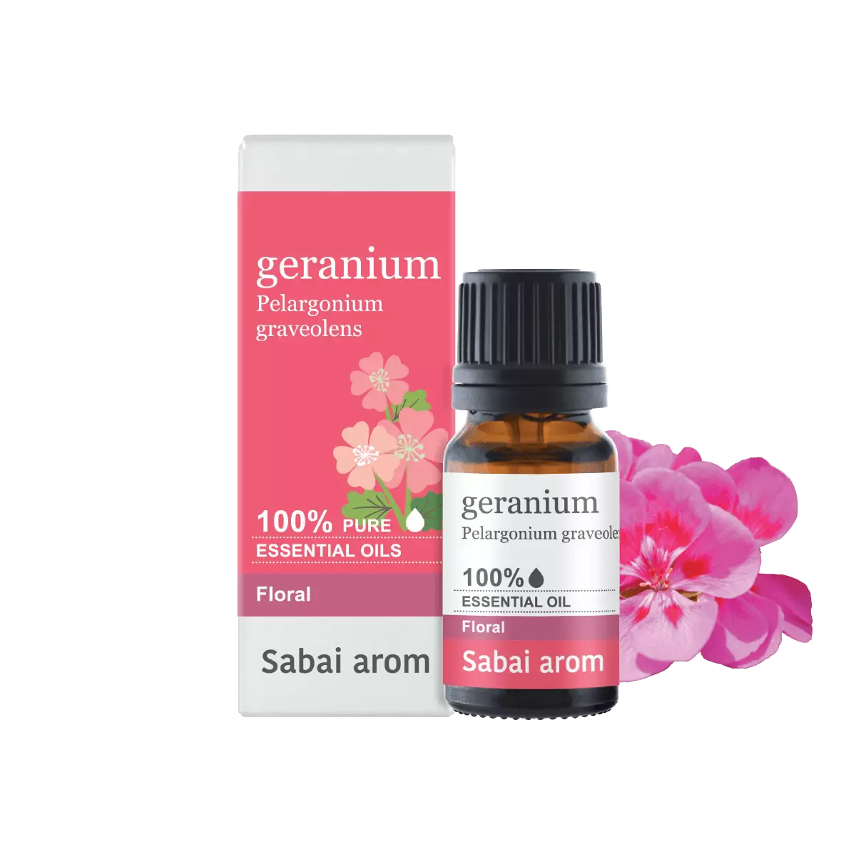 essential oil geranium <h2>100% Pure Essential Oil</h2> <em><strong>Pelargonium Graveolens</strong></em> <strong>Source : </strong>Egypt The scent of Geranium can be described as bold and thick floral with a hint of herbaceous rose lingering to it. It is a highly beneficial oil that recovers us from anxiety to a place of calm and well composed. Geranium is helpful with soothing broken heart. It helps us free our minds from the bruised memory and inspires us to understand the good intentions of people around. Physically, Geranium oil can be used to treat dizziness, hangover, asthma, menopause effects. It can also be applied with carrier oil as cellulite fighter, while improving circulation system. It is even known natural insect repellent that effectively wards off insects and mosquitos. <strong>Scent : </strong>Sweet, floral and fruity. <strong>Family : </strong>Floral <strong>Note : </strong>Middle