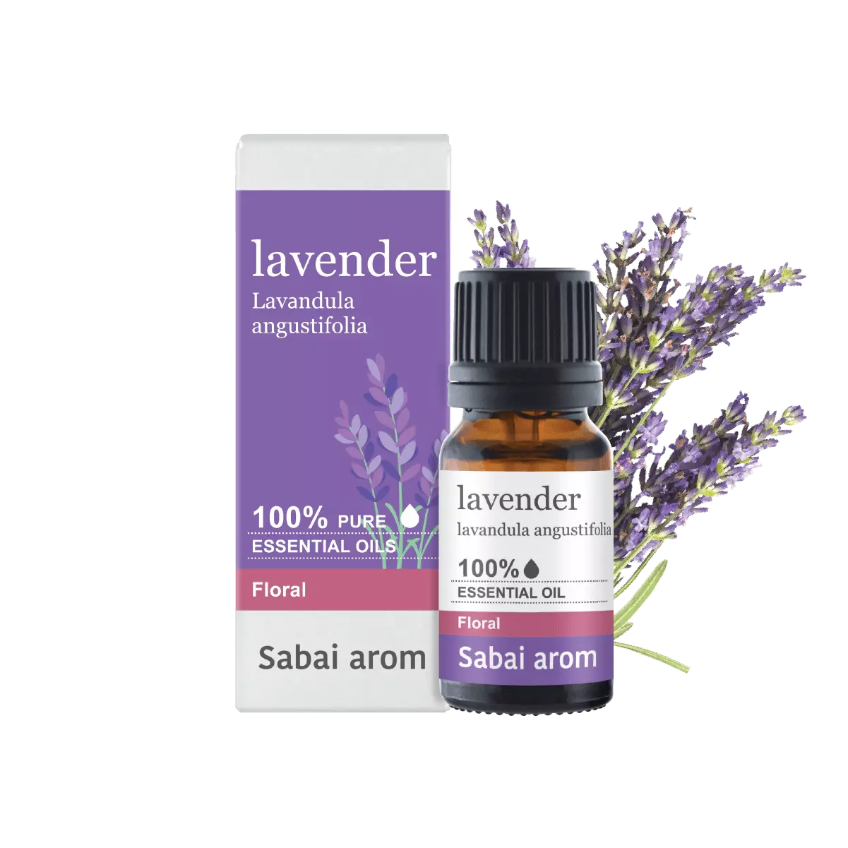 น้ำมันหอมระเหยลาเวนเดอร์ 10 มิลลิลิตร Lavender Essential Oil