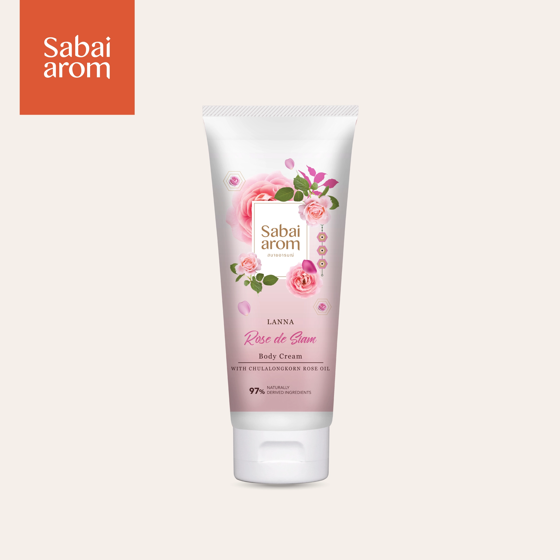 Thai Scent Body Cream_rose Rose de Siam Body Cream 200 g. - Image 1