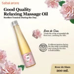 Rose de Siam Bath & Massage Oil 200 ml. - Image 2